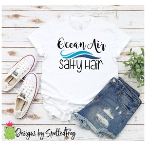 Ocean Air Salty Haarwellen SVG/PNG