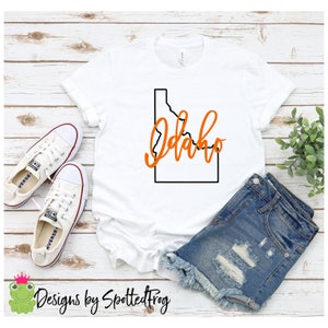 Idaho State Outline SVG/PNG