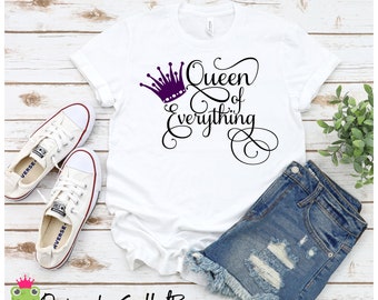 Queen of Everything SVG/PNG     crown