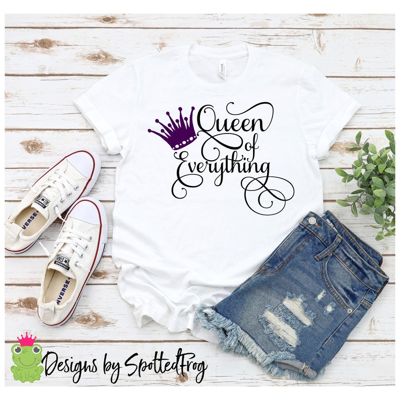 Queen of Everything SVG/PNG crown image 1