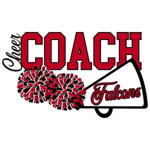 Falcons Cheer Coach SVG