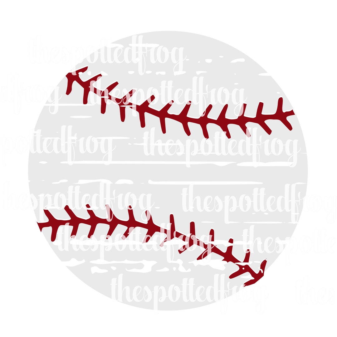 Distressed Baseball SVG/PNG - Etsy