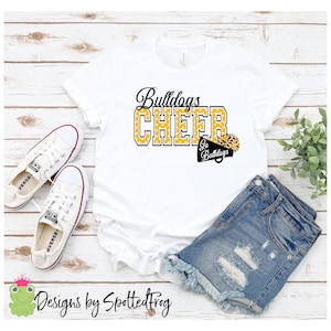 Bulldogs Cheer Dots SVG/PNG