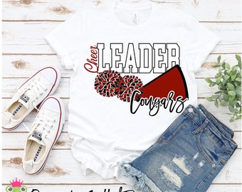 Cougars Cheerleader SVG/PNG