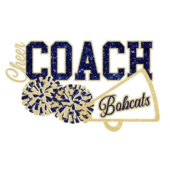 Bobcats Cheer Coach SVG/PNG