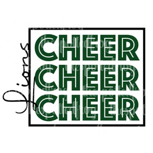Lions Cheer SVG/PNG