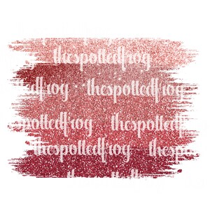Pink Ombre Glitter Brushstrokes PNG