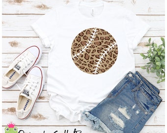 Cheetah Print Baseball SVG/PNG