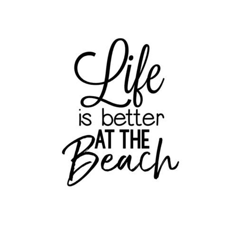 Life is Better at the Beach SVG | Etsy
