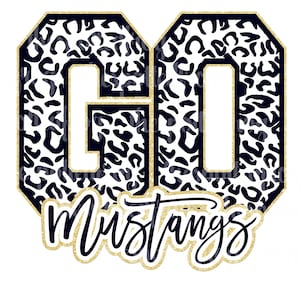 GO Mustangs Leopard SVG/PNG