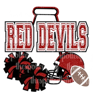 Red Devils Cheer SVG/PNG