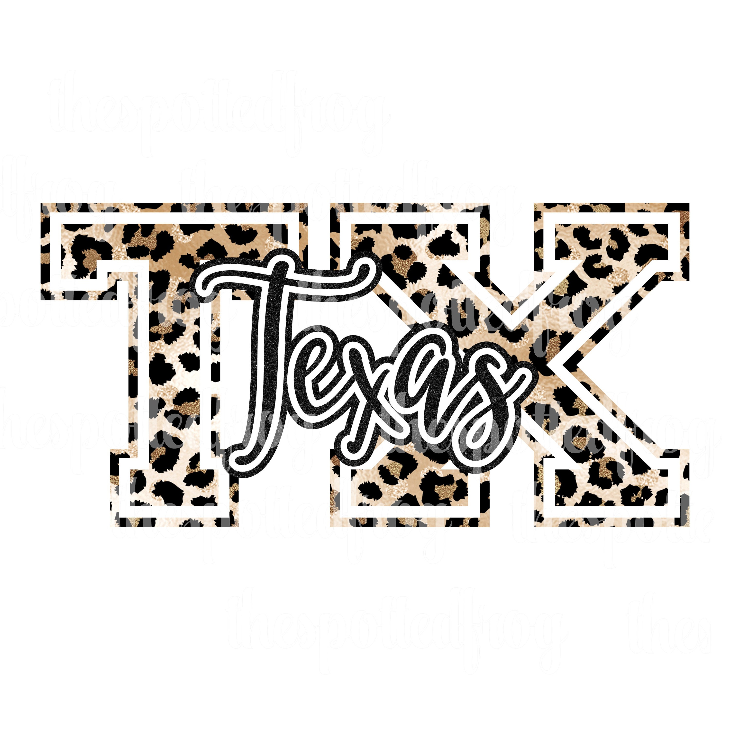 Texas Cheetah PNG - Etsy