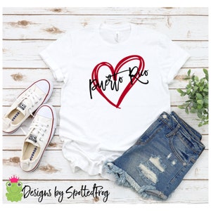 Puerto Rico Heart SVG/PNG