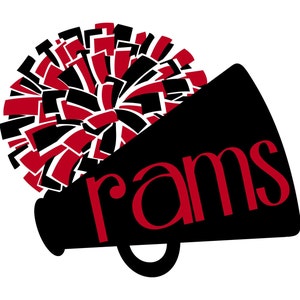 Rams Cheer SVG