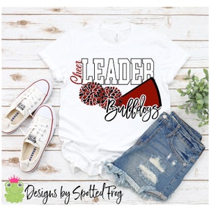 Bulldogs Cheerleader SVG/PNG