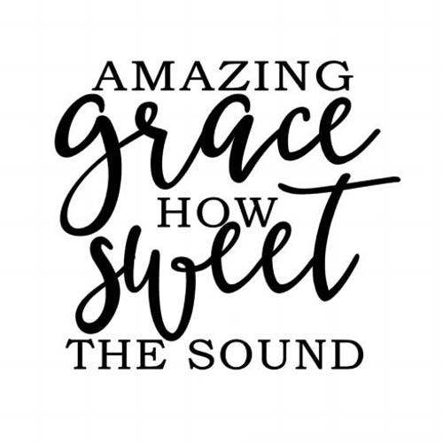 Inspirational SVG Files for Cricut Sayings Amazing Grace SVG | Etsy