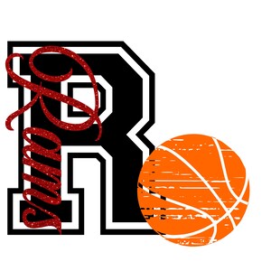 Rams Distressed Basketball SVG/PNG