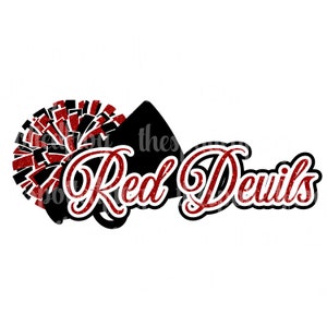 Red Devils Cheer SVG/PNG