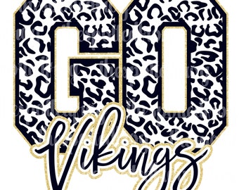 GO Vikings Leopard SVG/PNG