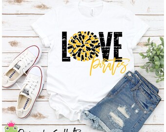 Love Pirates Cheer SVG/PNG