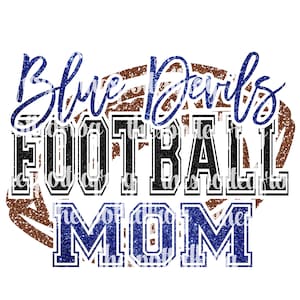Blaue Teufel Mom SVG / PNG