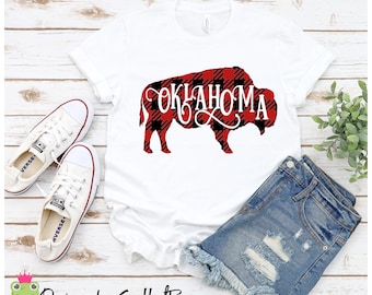 Buffalo Plaid Buffalo Noël Oklahoma SVG/PNG