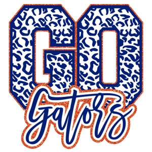 GO Gators Leopard PNG/SVG
