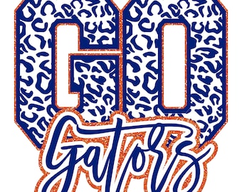 GO Gators Leopard PNG/SVG
