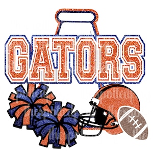 Gators Cheer and Football PNG/SVG