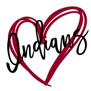 Indians Heart SVG/PNG