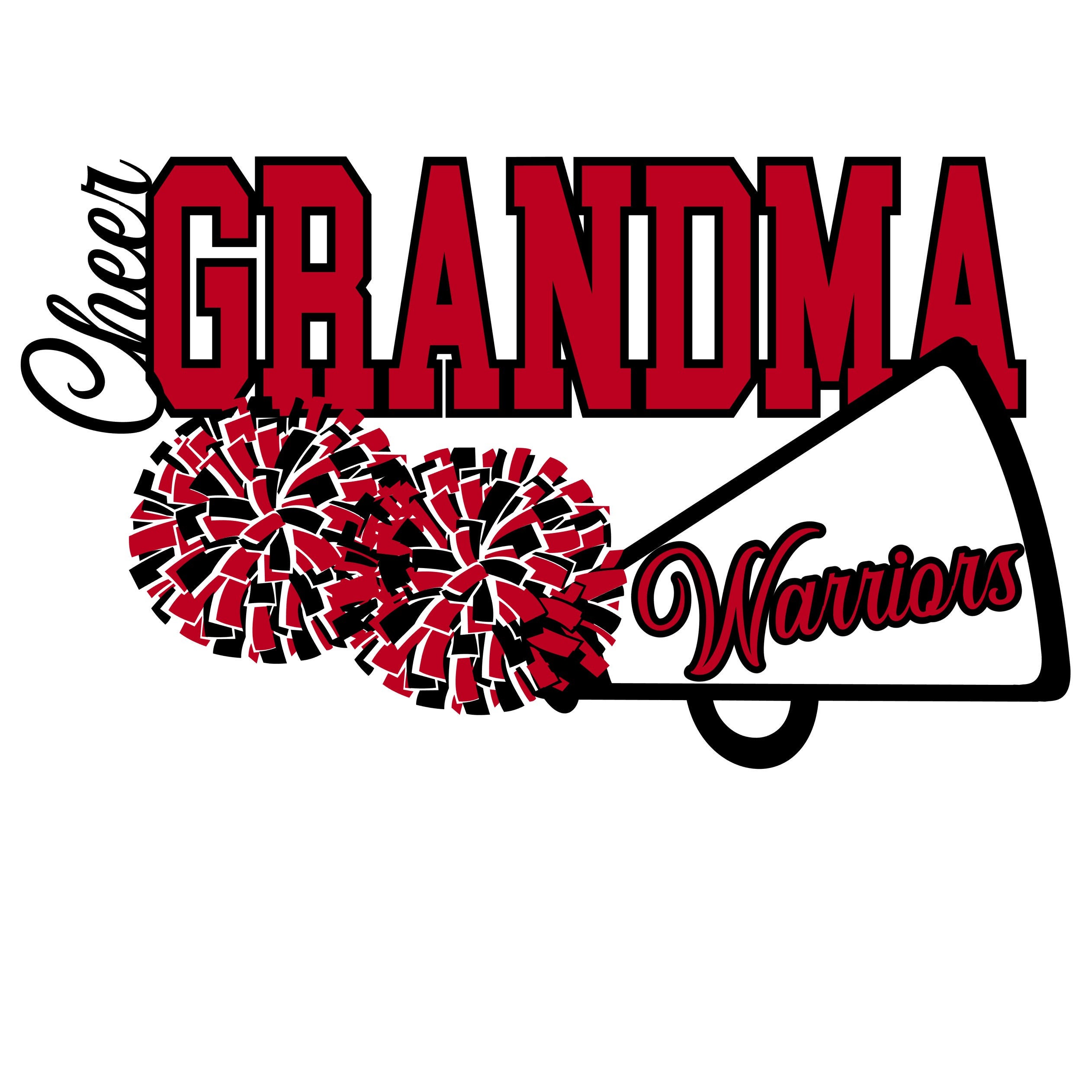 Download Cheer Grandma Warriors Svg Etsy