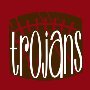 Trojans Football SVG