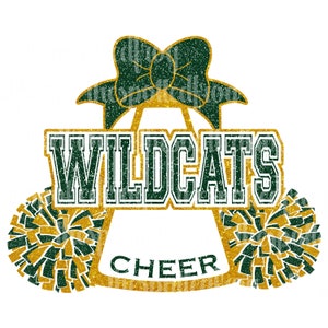 Wildcats Gliiter PNG