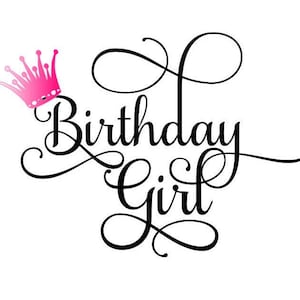 Birthday Girl SVG