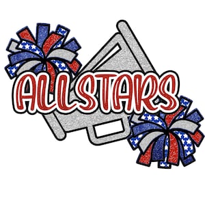 Allstars Cheer Glitter PNG