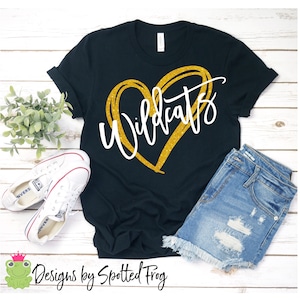 Wildcats Heart SVG/PNG