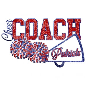 Patriots Cheer Coach SVG/PNG