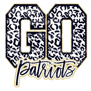 GO Patriots  Leopard SVG/PNG