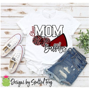 Cheer Mom Bulldogs SVG/PNG