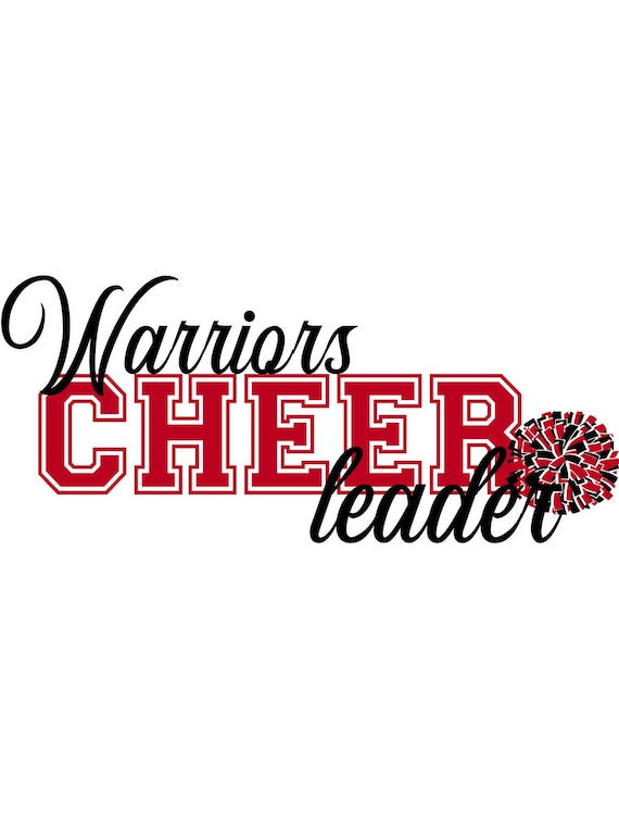 Download warriors cheerleader svg warriors svg cut file Cheerleader svg iron on cheer shirt sport svg ...