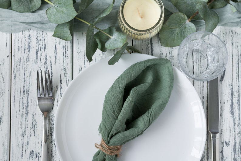 Bohemian Wedding napkins set cloth napkins engagement Etsy