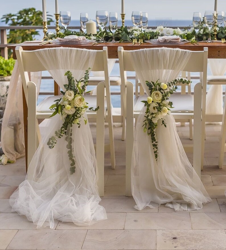Aka 100pcs 17x240cm Hessian Lace Sash Chair Cover Bow Natural