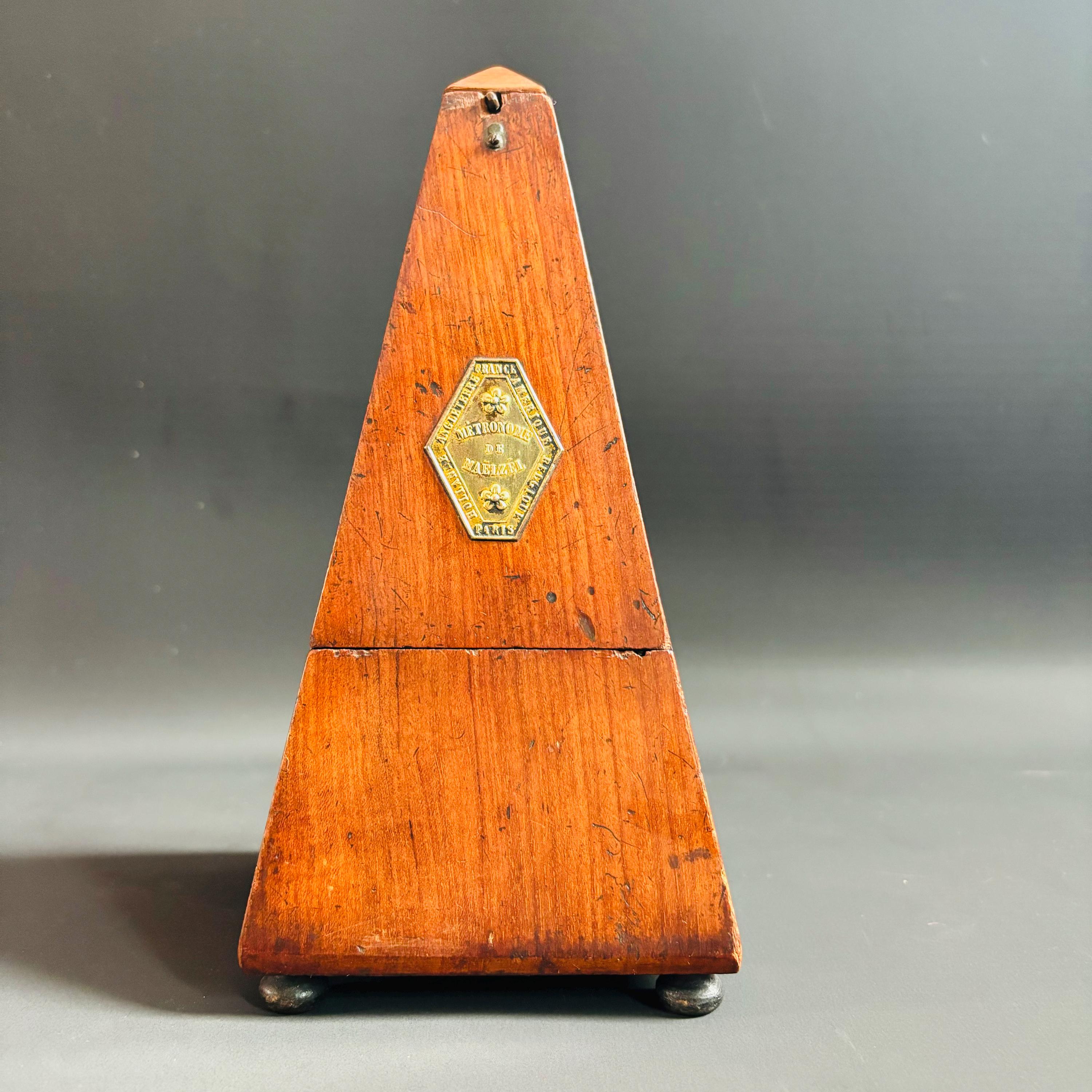 【メルモ】ANTIQUE NOEL AST-BLM 1950 Antique French Maelzel Metronome: Rosewood & Brass, Paris, 1910 - Etsy