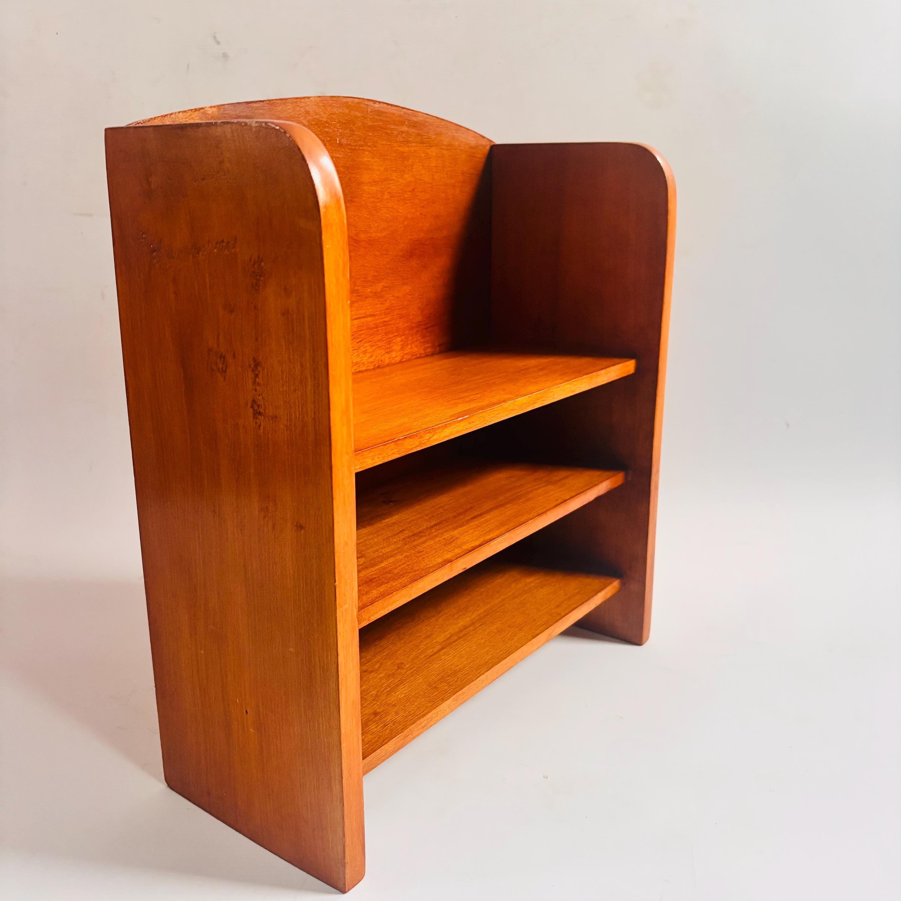 Vintage Bookcase on Wheels - Etsy