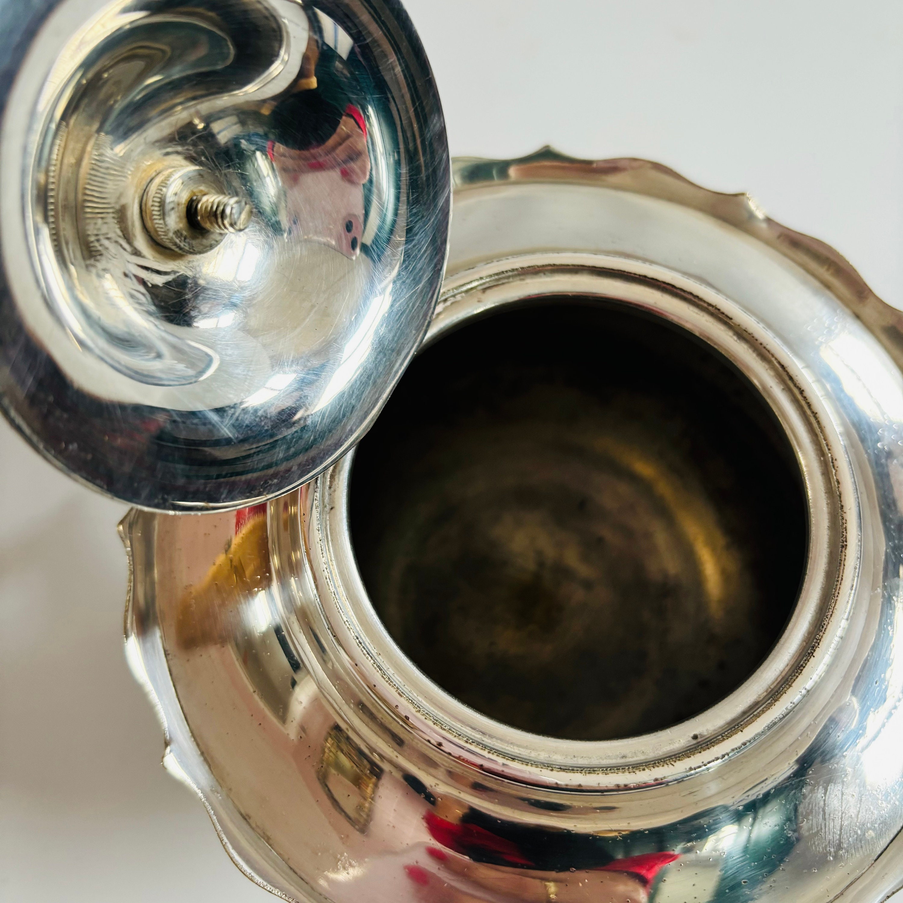 【William Suckling & Son】 ティーケトル アール・デコ Collectable Victorian William Suckling & Sons Silver Plated