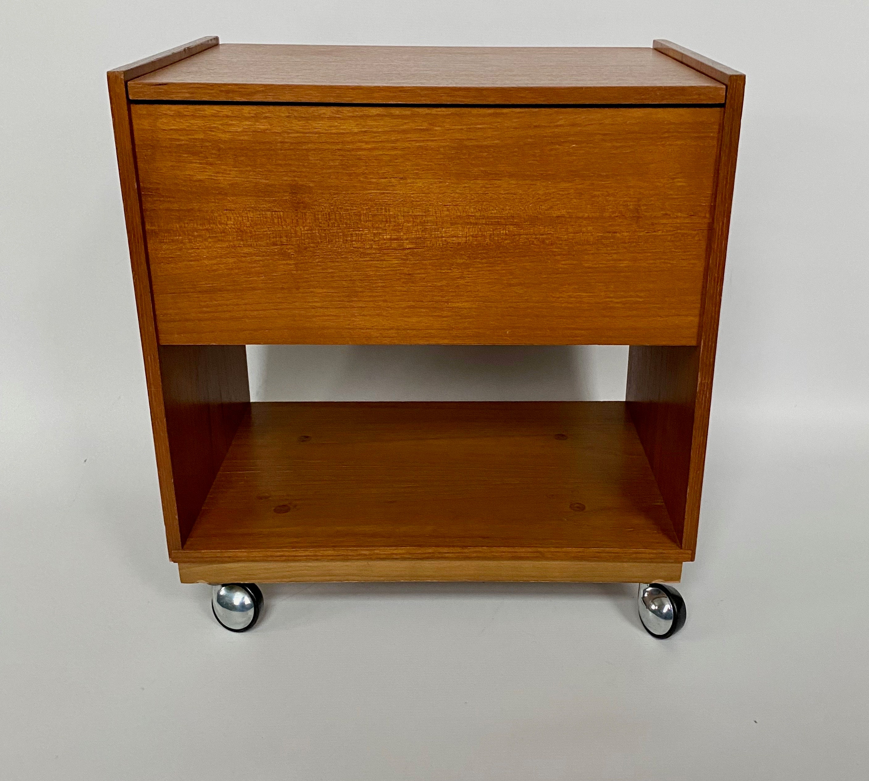 Collectable Mid Century Arnold Sewing Box Solid Teak Original Etsy UK