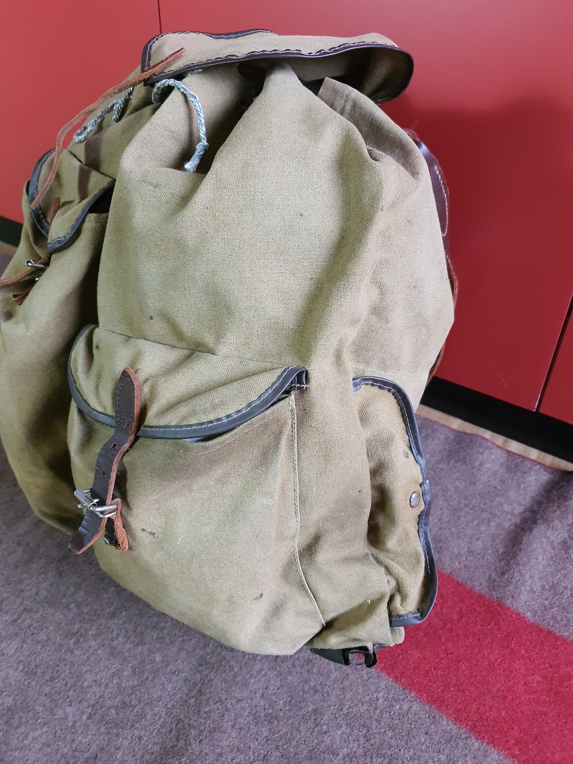 Old German Hiking Backpack 50s Vintage Outdoor Etsy