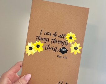 Hand painted Graduation Journal