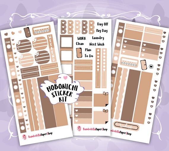 Stickers, Labels &amp; Tags hobonichi weeks stickers kit Hobonichi weeks ...