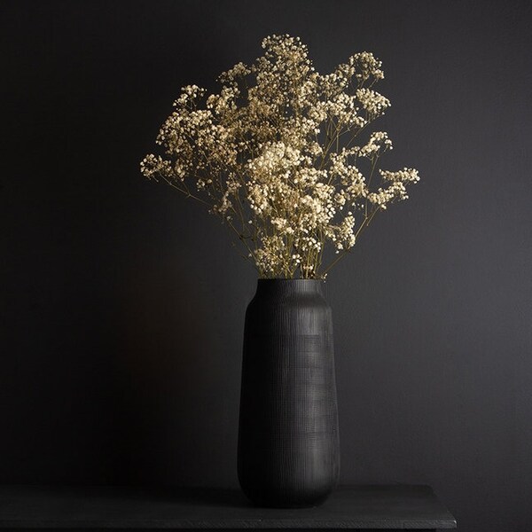 Bouquet of stabilized ivory gypsophila interior decoration floral arrangement maintenance-free plants